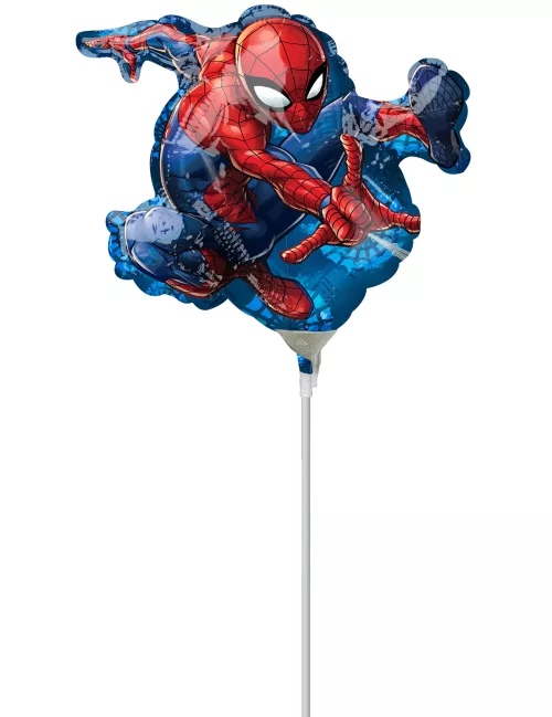 Photo du produit Petit ballon aluminium Spiderman 25 cm