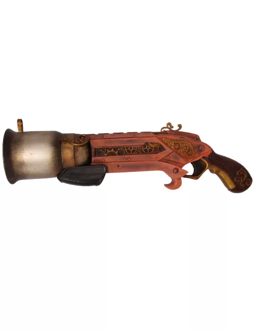Photo du produit Pistolet catapulte 32 cm Steampunk