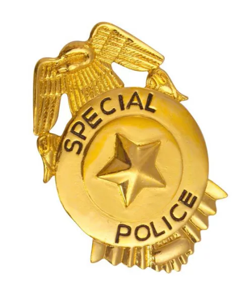 Photo du produit Badge de police or