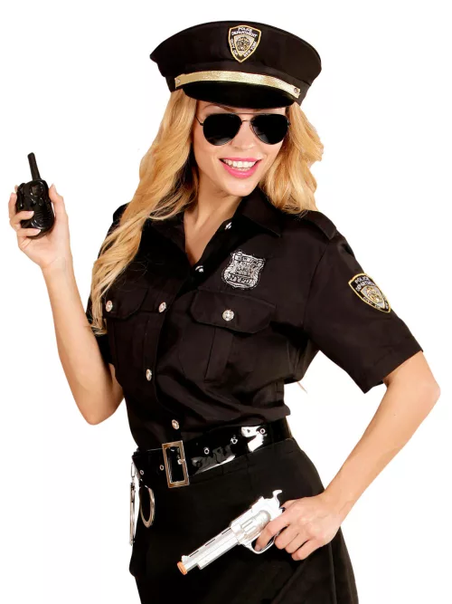 Photo du produit Déguisement policière noire femme
