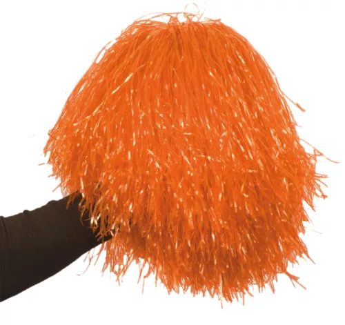 Photo du produit Pompon orange métallique