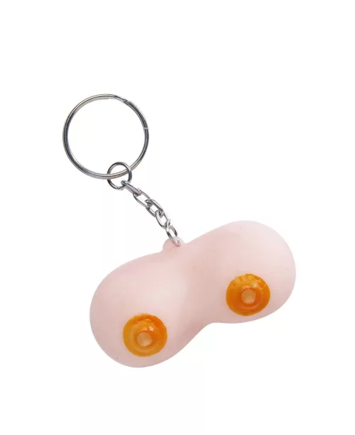 Photo du produit Porte-clés anti-stress seins