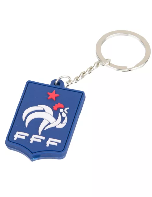 Photo du produit Porte clés silicone bleu France FFF