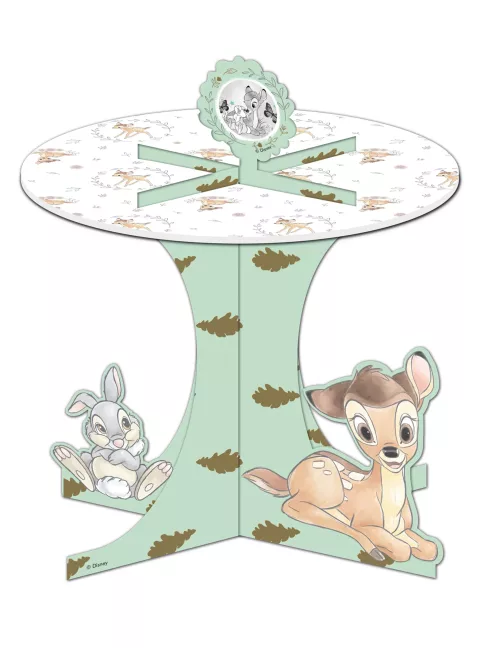 Photo du produit Présentoir à cupcakes en carton avec effet métallique premium Bambi