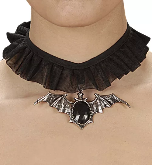 Photo du produit Ras de cou chauve-souris adulte Halloween