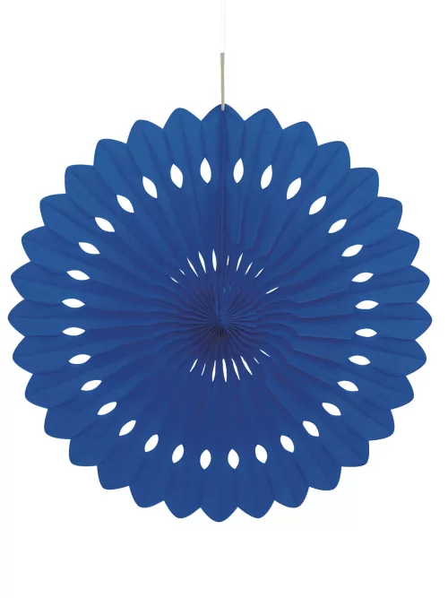 Photo du produit Rosace en papier bleu nuit 40 cm