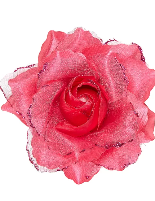 Photo du produit Rose fuschia pour cheveux femme