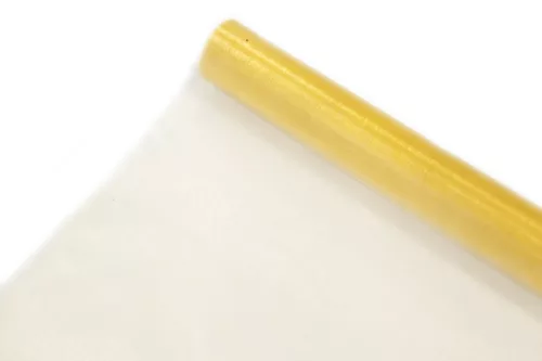 Photo du produit Chemin de table organza brillant doré 5 m