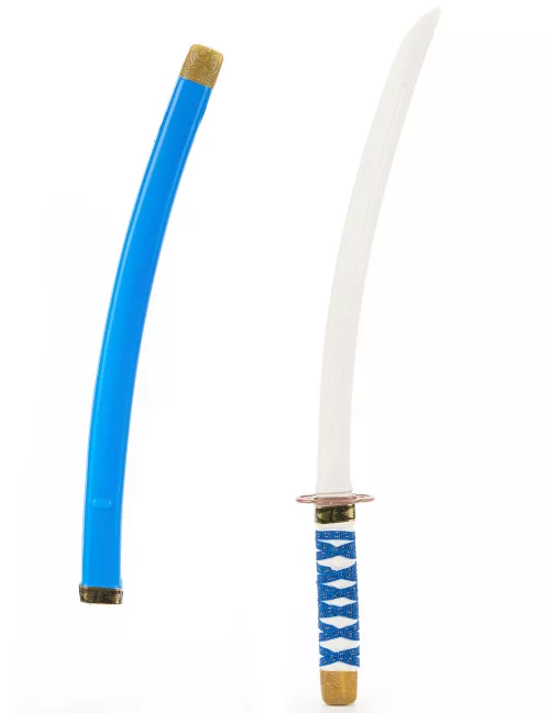 Photo du produit Sabre de Ninja en plastique bleu