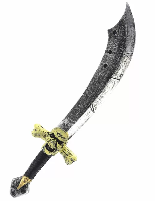 Photo du produit Sabre de pirate adulte et enfant luxe 69 cm