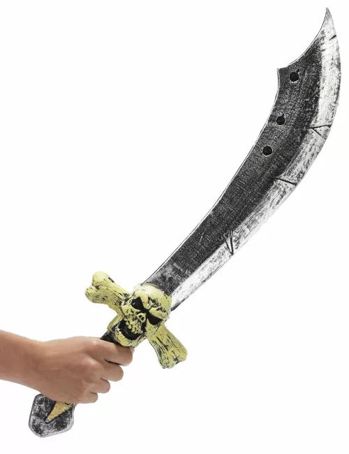 Photo du produit Sabre de pirate adulte et enfant luxe 69 cm
