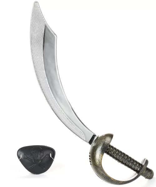 Photo du produit Sabre et cache ?il de pirate en plastique