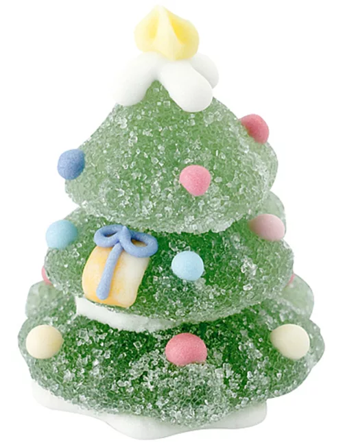 Photo du produit Sapin de Noël en sucre et gélatine