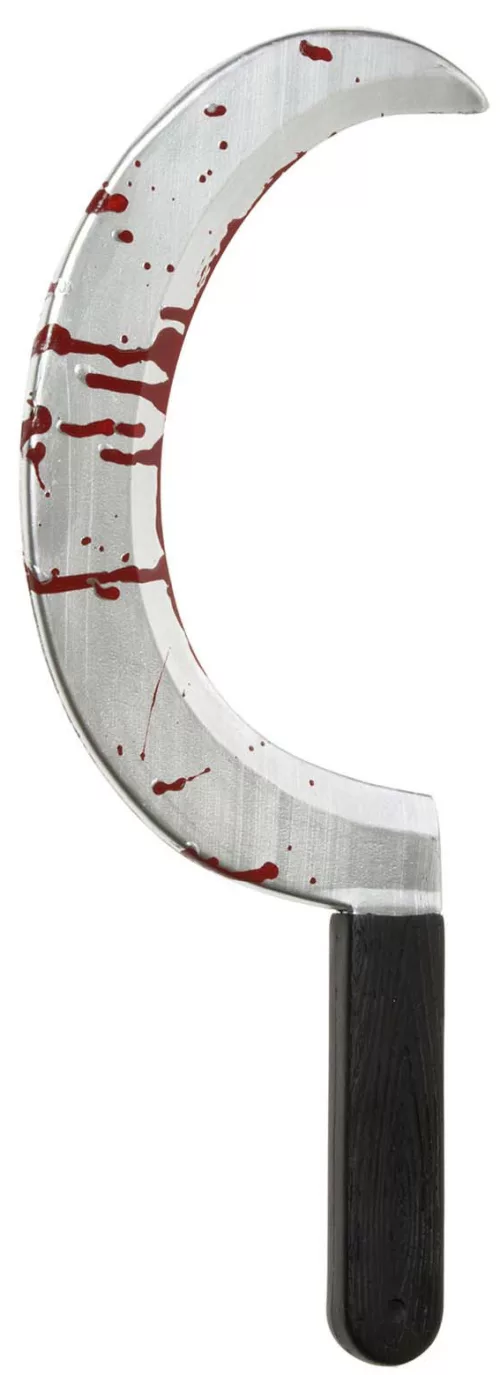 Photo du produit Serpe sanglante en plastique Halloween