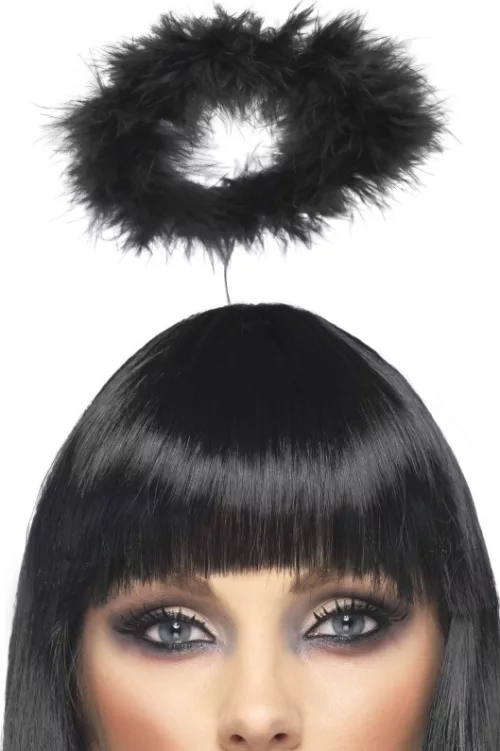 Photo du produit Serre-tête auréole noire adulte