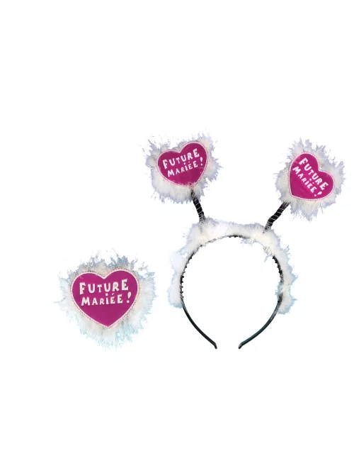 Photo du produit Serre-tête plumes mariée