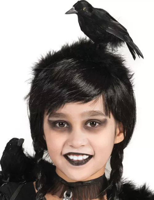 Photo du produit Serre-tête corbeau adulte et enfant