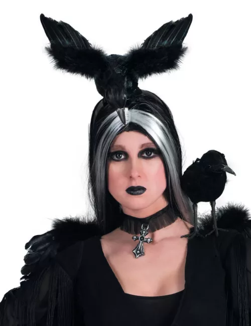 Photo du produit Serre-tête corbeau déployé adulte