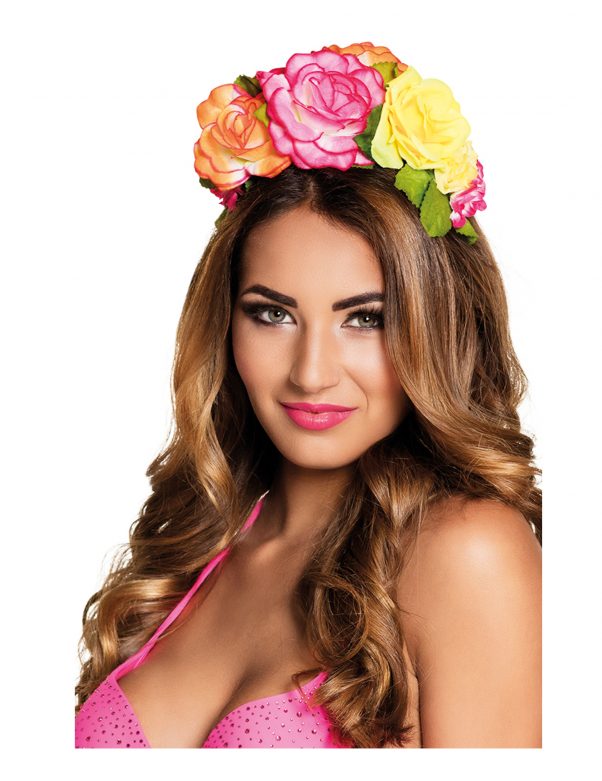 Photo du produit Serre-tête fleurs colorées femme