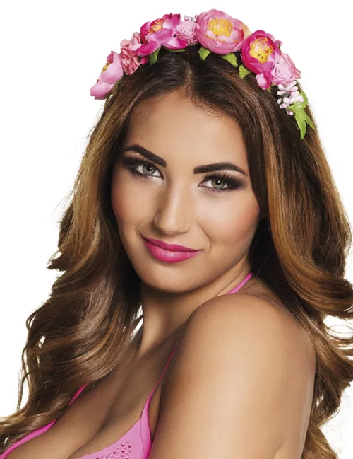 Photo du produit Serre-tête fleurs du lotus adulte