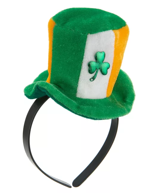 Photo du produit Serre-tête mini chapeau Ireland avec trêfle adulte