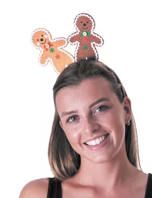 Photo du produit Serre-tête pain d'épices adulte Noël