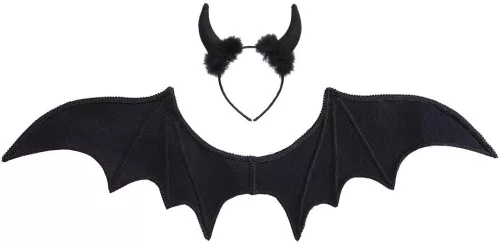 Photo du produit Set démon noir Halloween