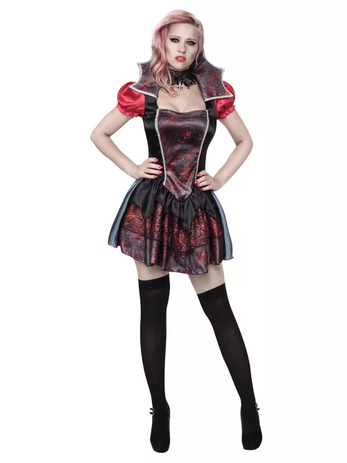 Photo du produit Déguisement de vampire araignée pour femme