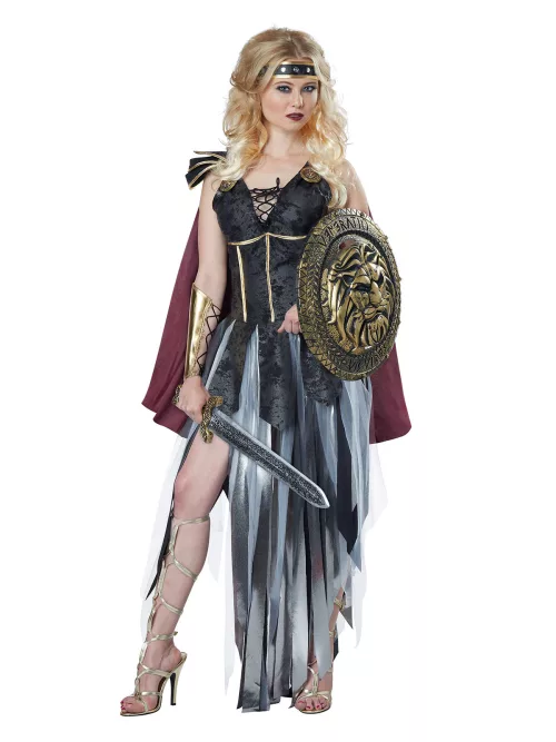 Photo du produit Déguisement gladiatrice sexy à franges femme