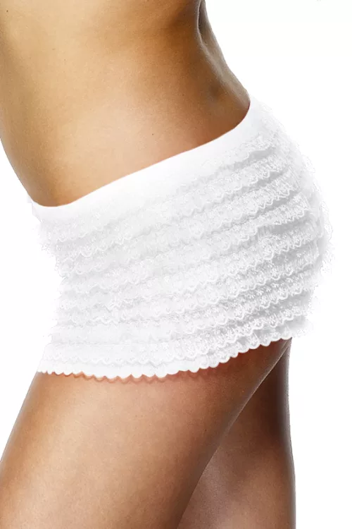 Photo du produit Shorty blanc en dentelle femme