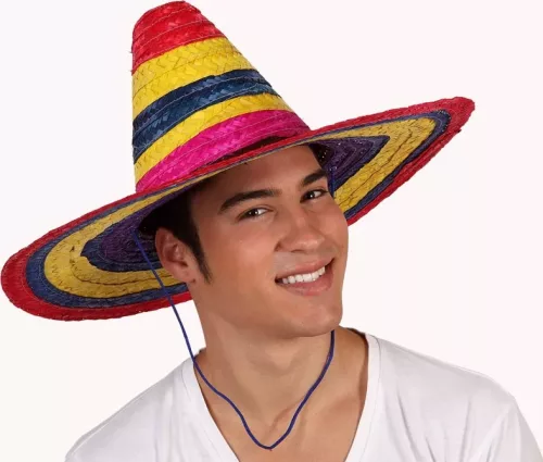 Photo du produit Sombrero multicolore adulte 50 cm