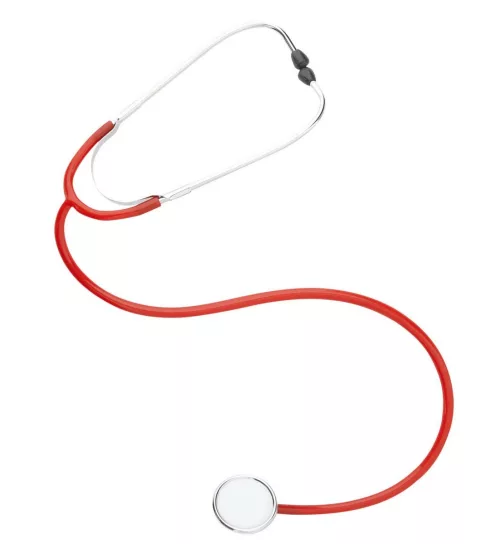 Photo du produit Stéthoscope métal rouge adulte