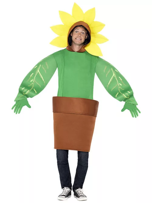 Photo du produit Déguisement tournesol dans un pot adulte