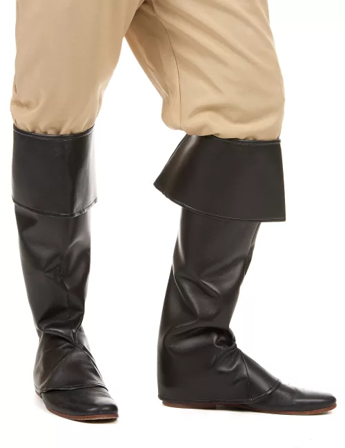 Photo du produit Sur-bottes noires simili cuir adulte