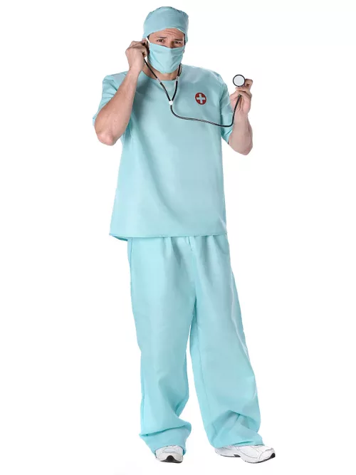 Photo du produit Déguisement docteur chirurgien homme bleu