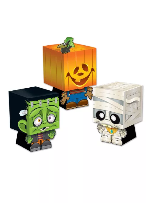 Photo du produit 3 Boîtes surprises Trick or Treat multicolores 13 x 8,3 cm