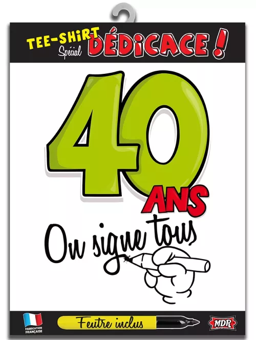Photo du produit T-shirt Age 40 ans