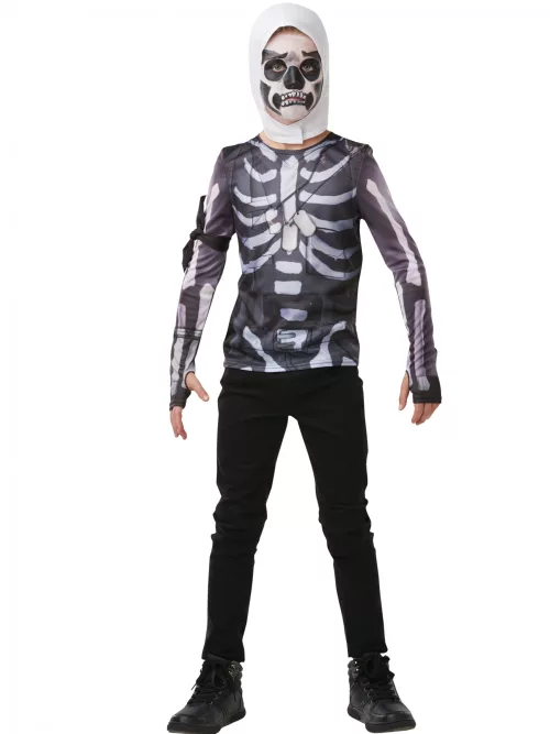 Photo du produit T-shirt et cagoule Skull Trooper Fortnite adolescent