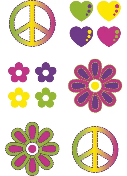 Photo du produit Tatouages hippies temporaires