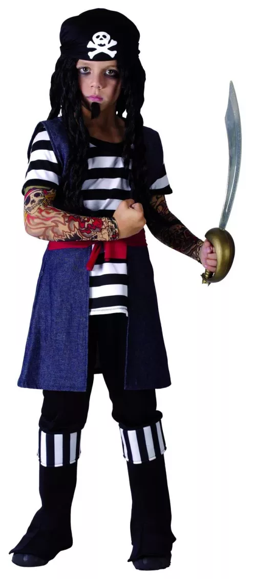 Photo du produit Déguisement pirate tatoué garçon
