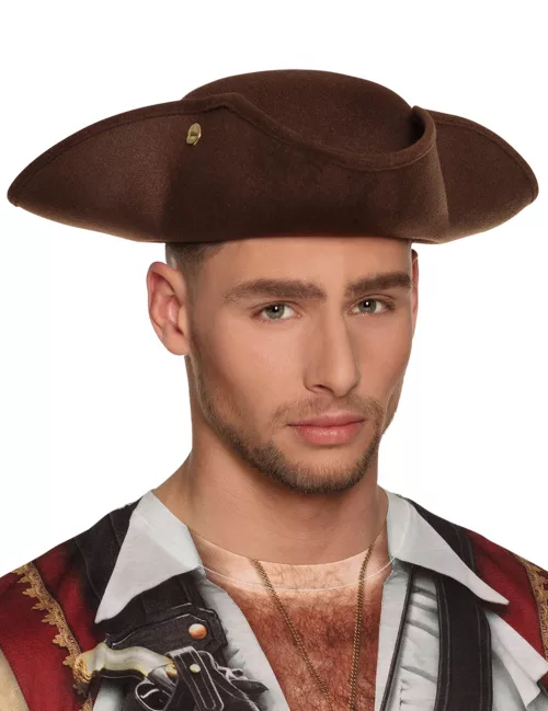 Photo du produit Tricorne marron adulte