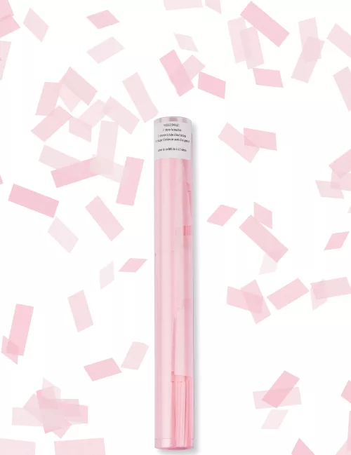 Photo du produit Canon à confettis rectangle rose