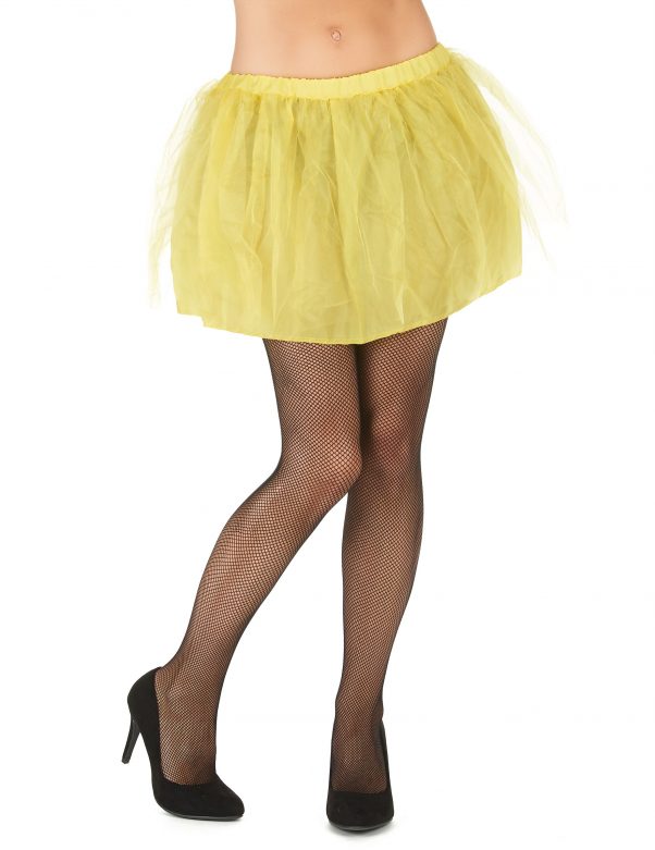 Photo du produit Tutu jaune avec jupon opaque femme