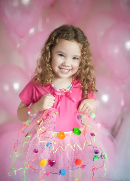 Photo du produit Tutu rose à customiser fille
