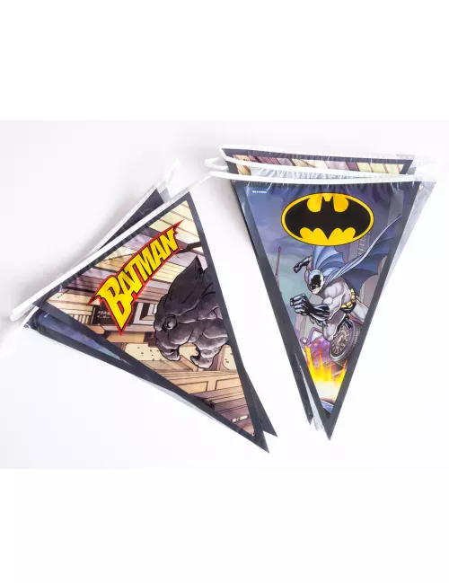 Photo du produit Guirlande fanions Batman 270 cm