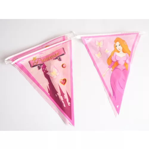 Photo du produit Guirlande fanions Princesse 270 cm