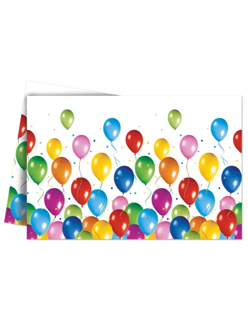 Photo du produit Nappe en plastique ballons volants 120 x 180 cm