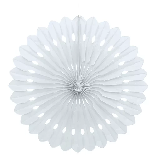 Photo du produit Rosace en papier blanche