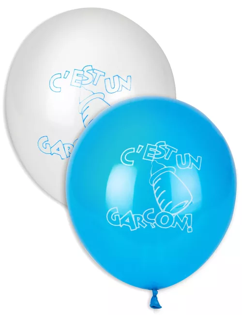 Photo du produit 10 Ballons C'est un garçon !