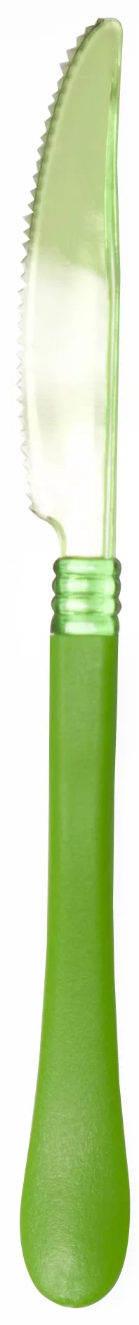 Photo du produit 10 Couteaux verts tête transparente